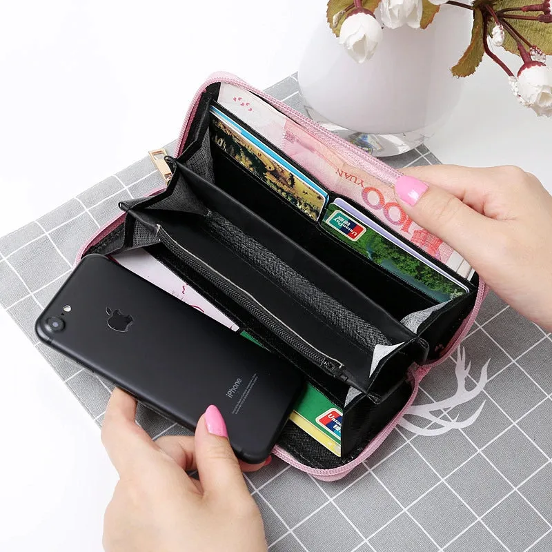 Ethnic Style Embroidered Single Pull Wallet