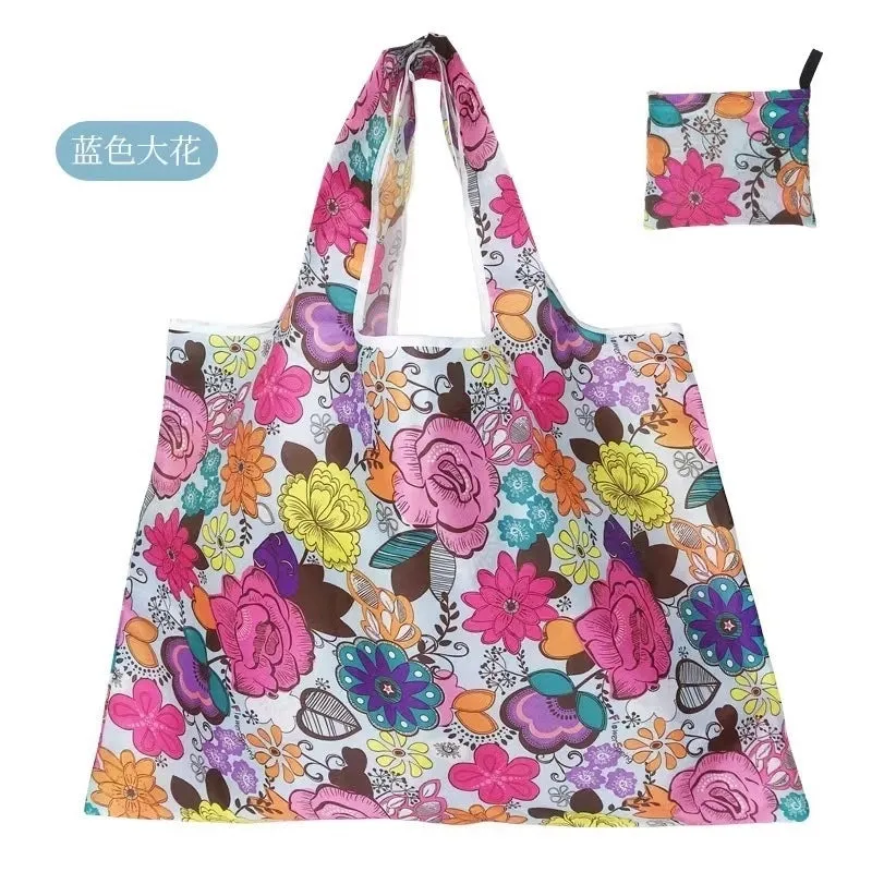 Fashion Geometry Oxford Cloth Household Shopping Bag