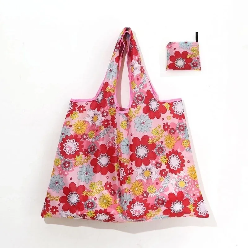 Fashion Geometry Oxford Cloth Household Shopping Bag