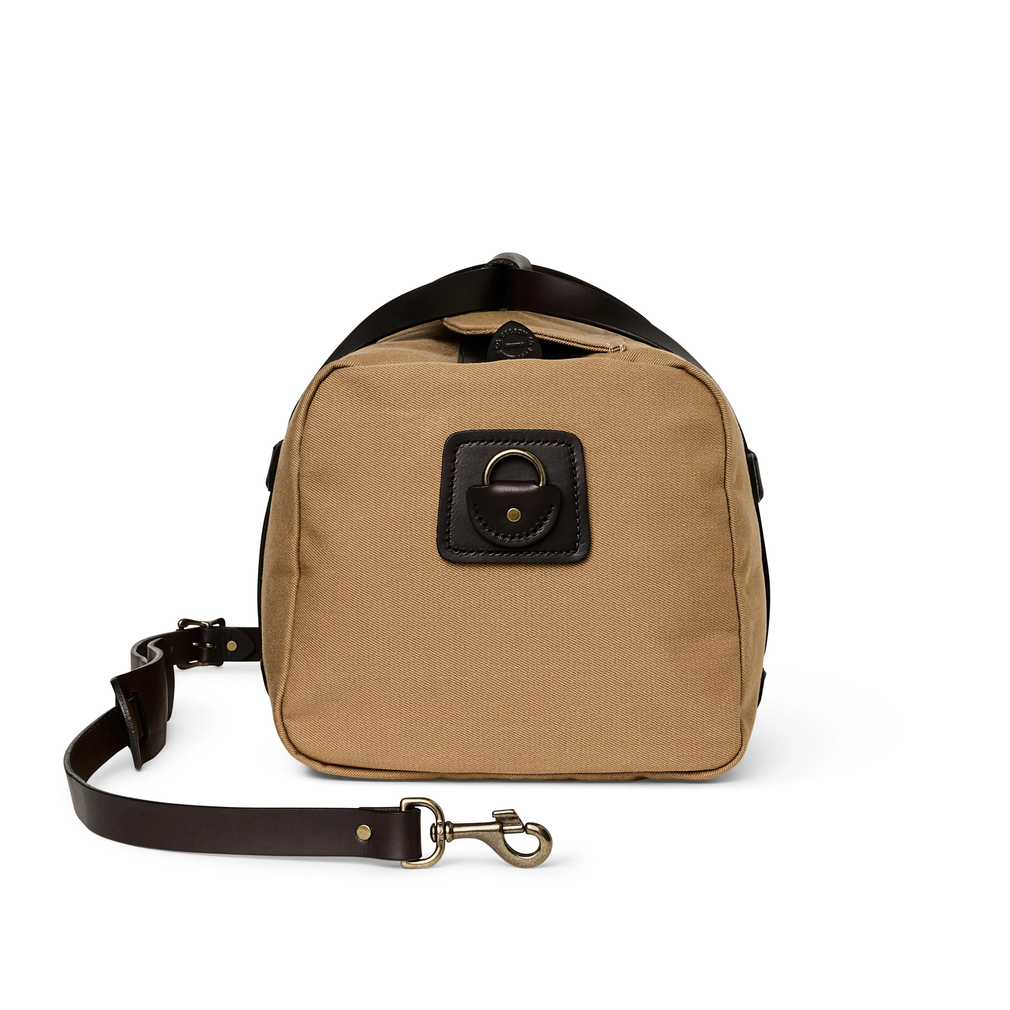 Filson Small Rugged Twill Duffle Bag in Tan