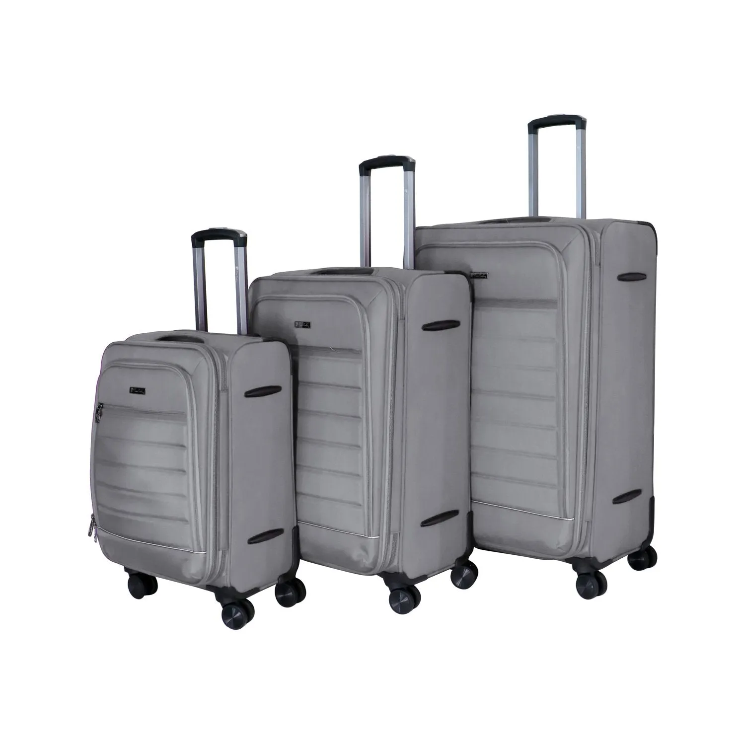 Gallen Softside Trolley Set of 3 - Black