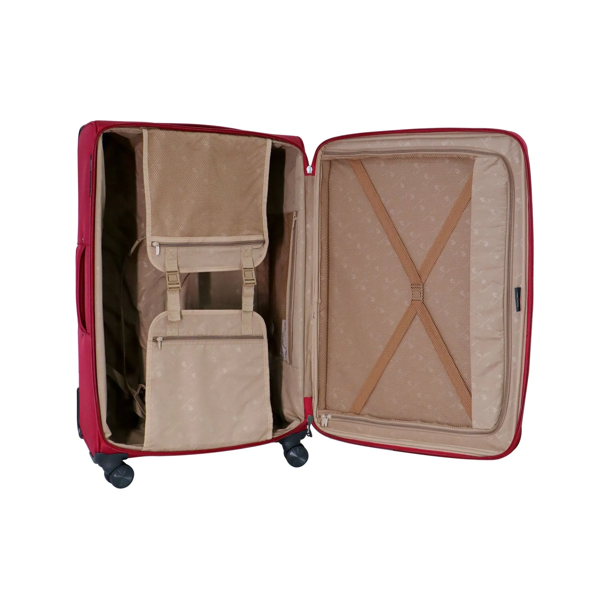 Gallen Softside Trolley Set of 3 - Red