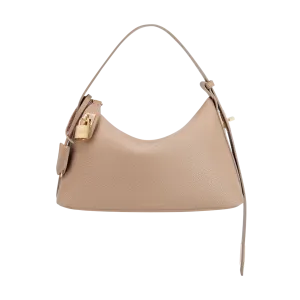 Gold Beige Hobo Bag