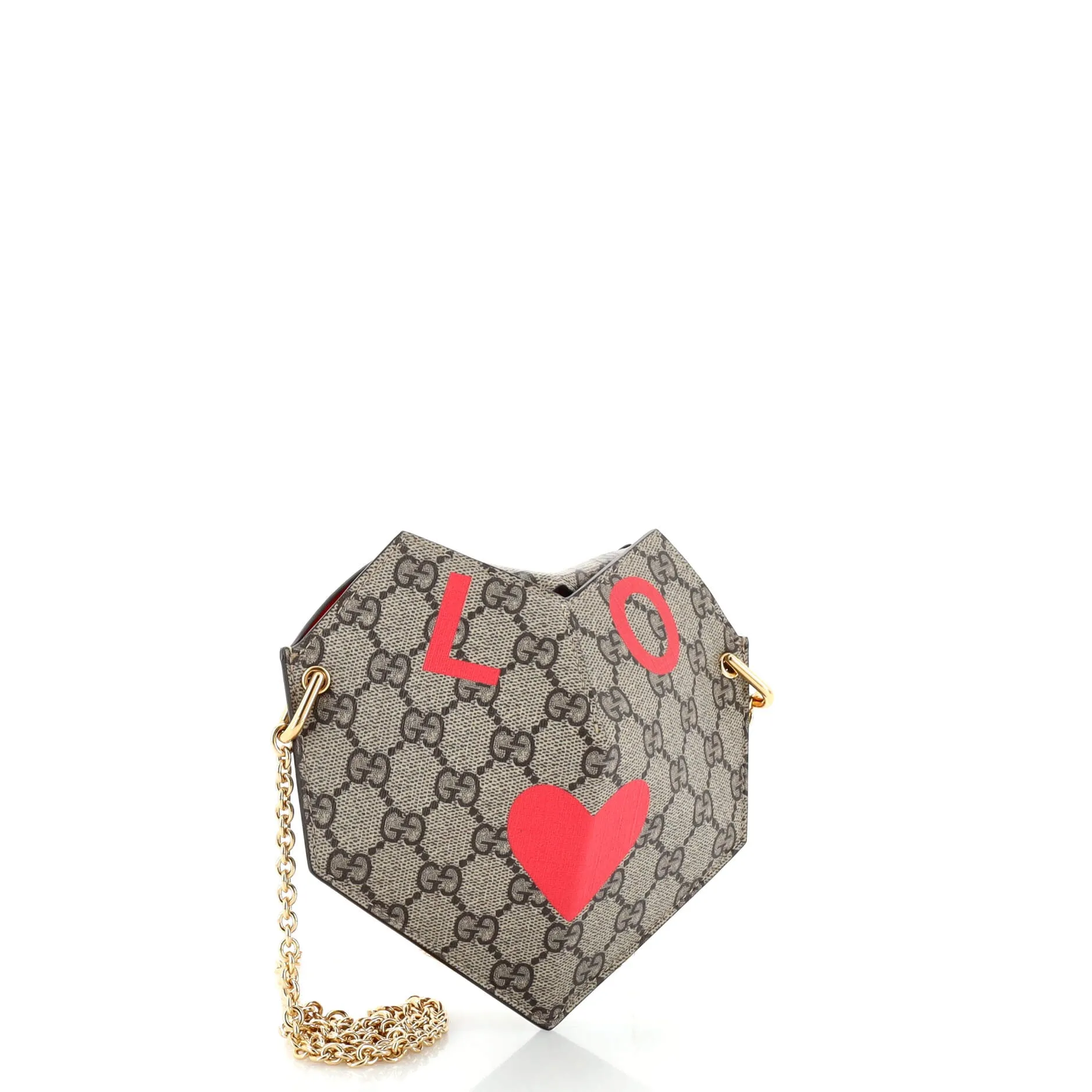 Gucci Valentine's Day Heart Bag Printed