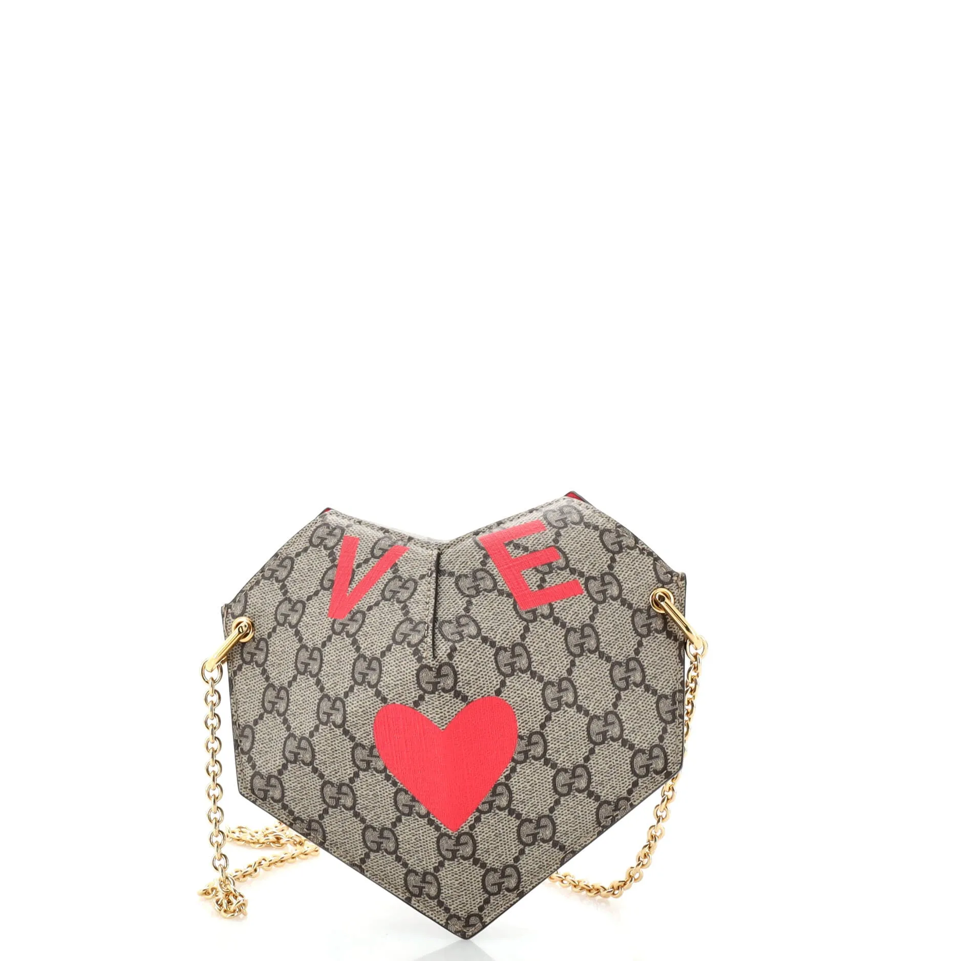 Gucci Valentine's Day Heart Bag Printed