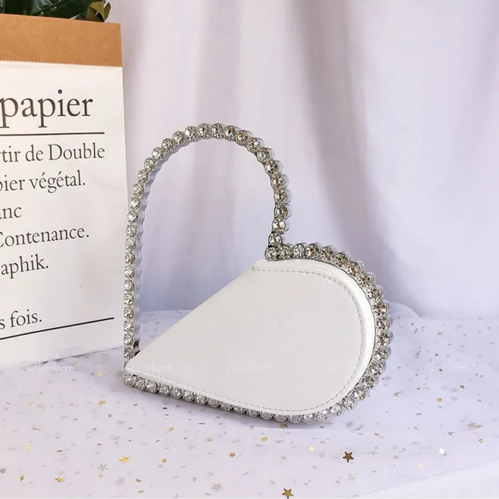 Heart Shaped Statement Mini Hand Bag
