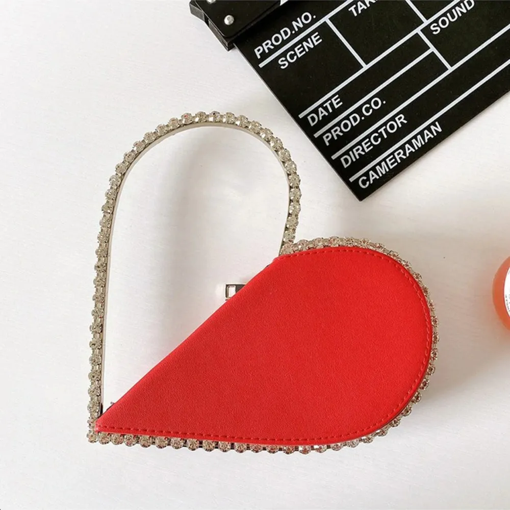 Heart Shaped Statement Mini Hand Bag
