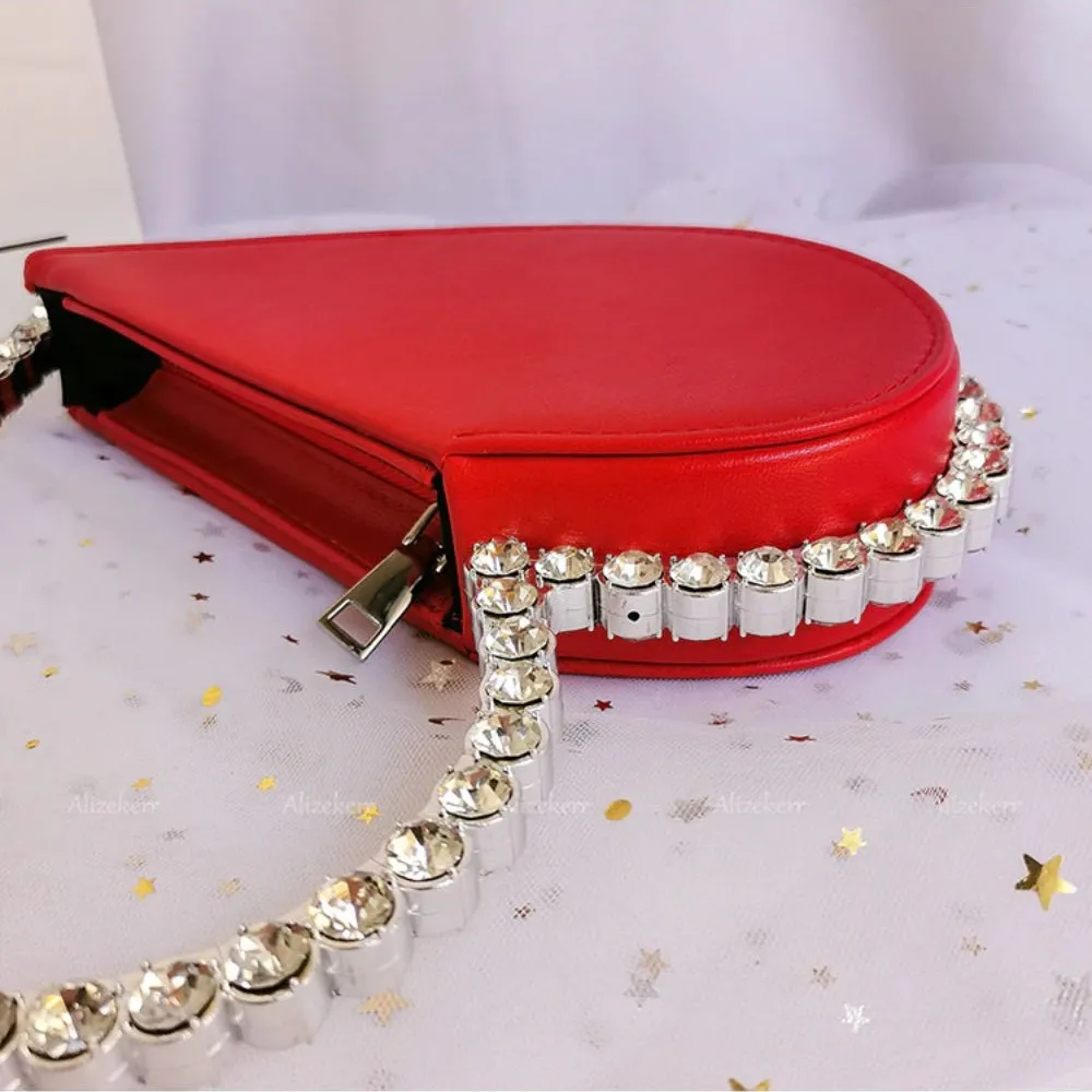 Heart Shaped Statement Mini Hand Bag
