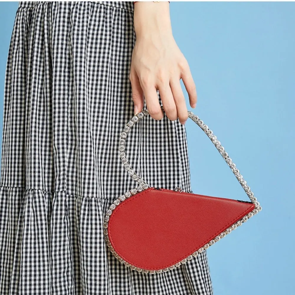 Heart Shaped Statement Mini Hand Bag