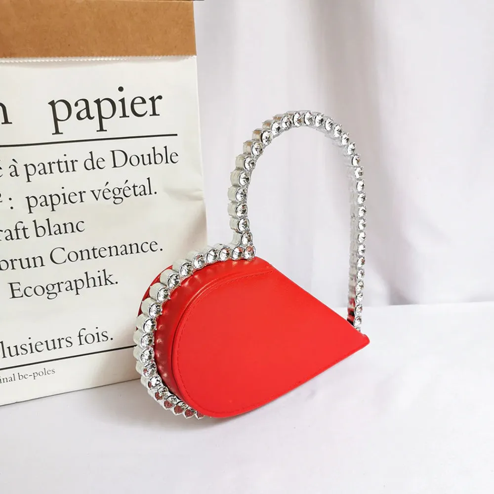 Heart Shaped Statement Mini Hand Bag