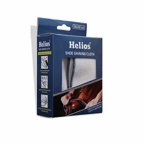 Helios Coloured Shoe Cream - 48 GM With Applicator With Shoe Shine Buffing Cloth