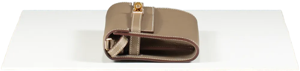 Herms Kelly To Go Etoupe Epsom Gold Hardware BOX FRESH