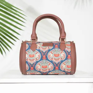 Kovil Blue Statement Satchel (Small)