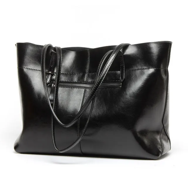 Ladies Genuine Leather Vintage Style Bag