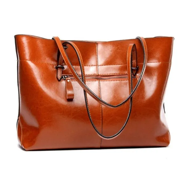 Ladies Genuine Leather Vintage Style Bag
