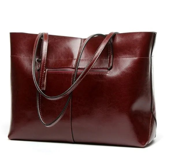 Ladies Genuine Leather Vintage Style Bag