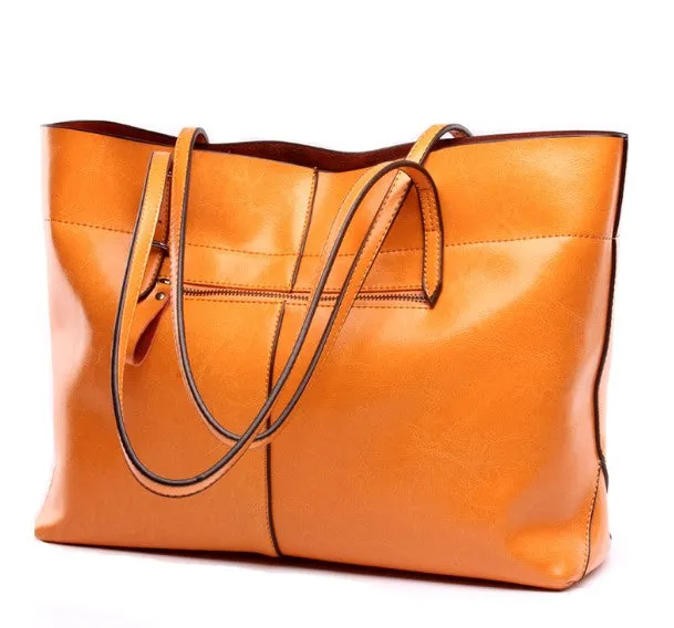 Ladies Genuine Leather Vintage Style Bag