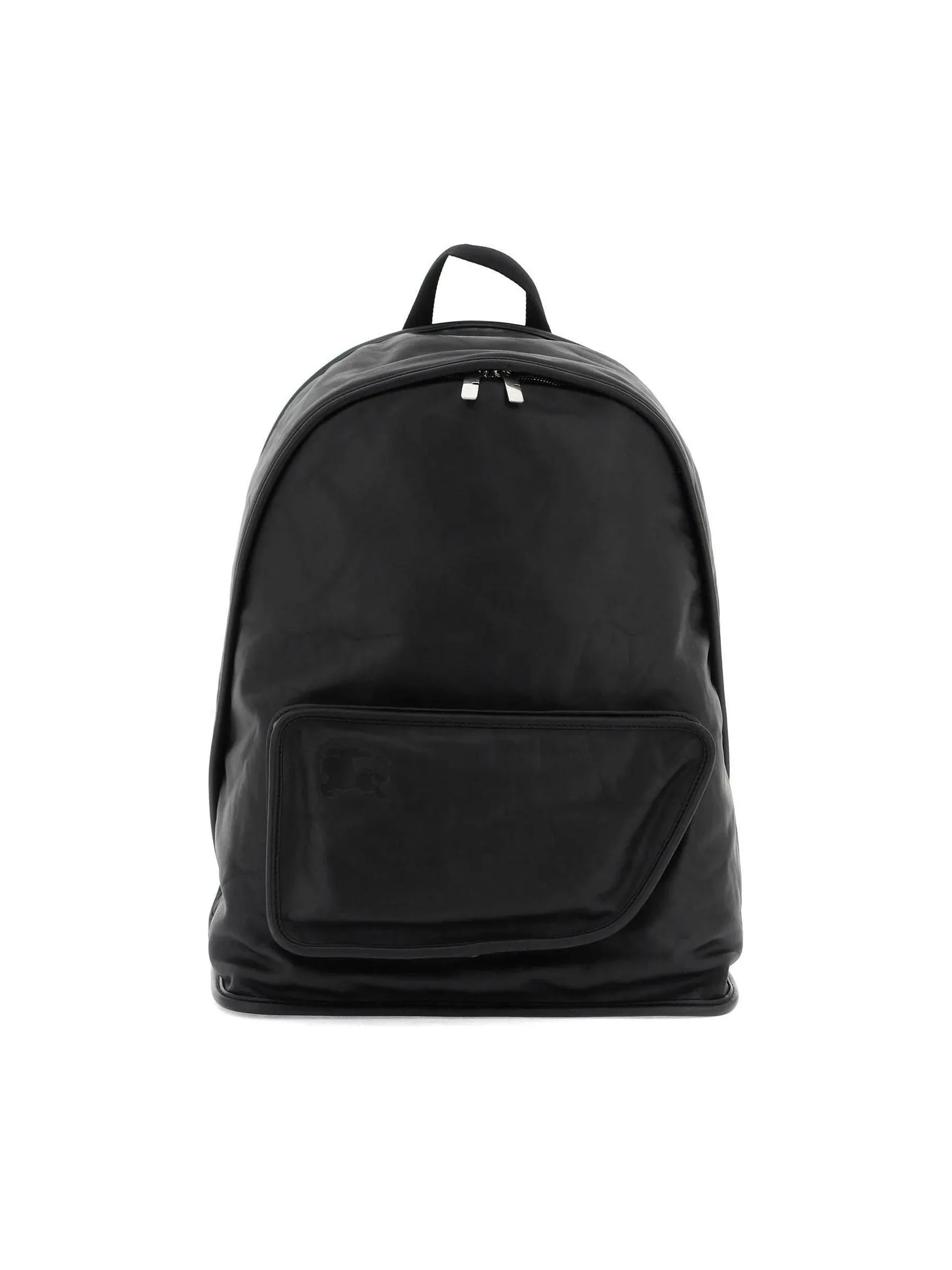Large Shield Leather Backpack