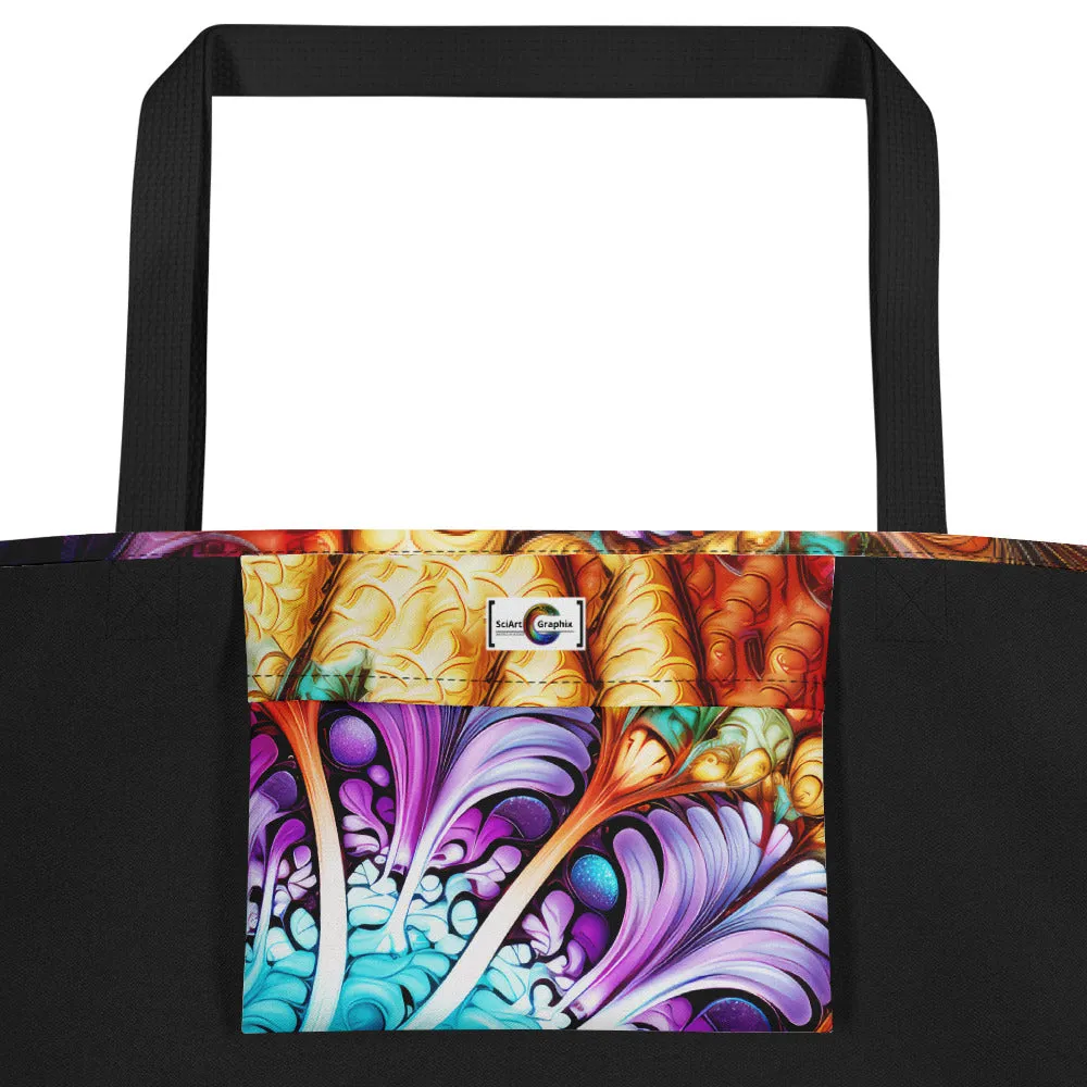 Large Tote Bag Spanish Fan