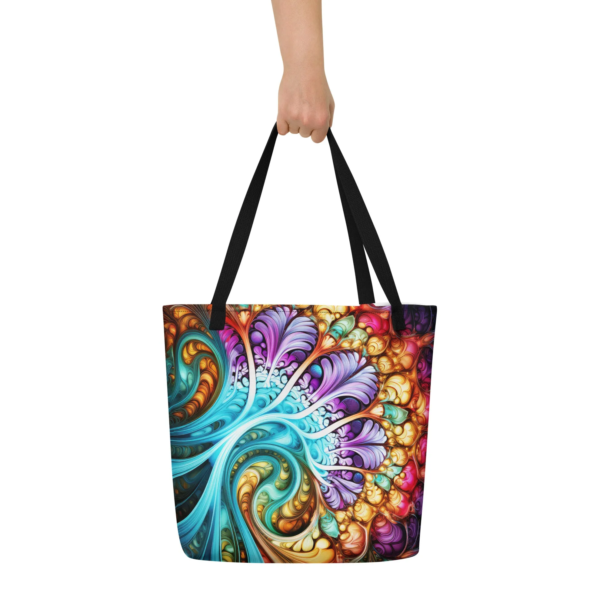 Large Tote Bag Spanish Fan