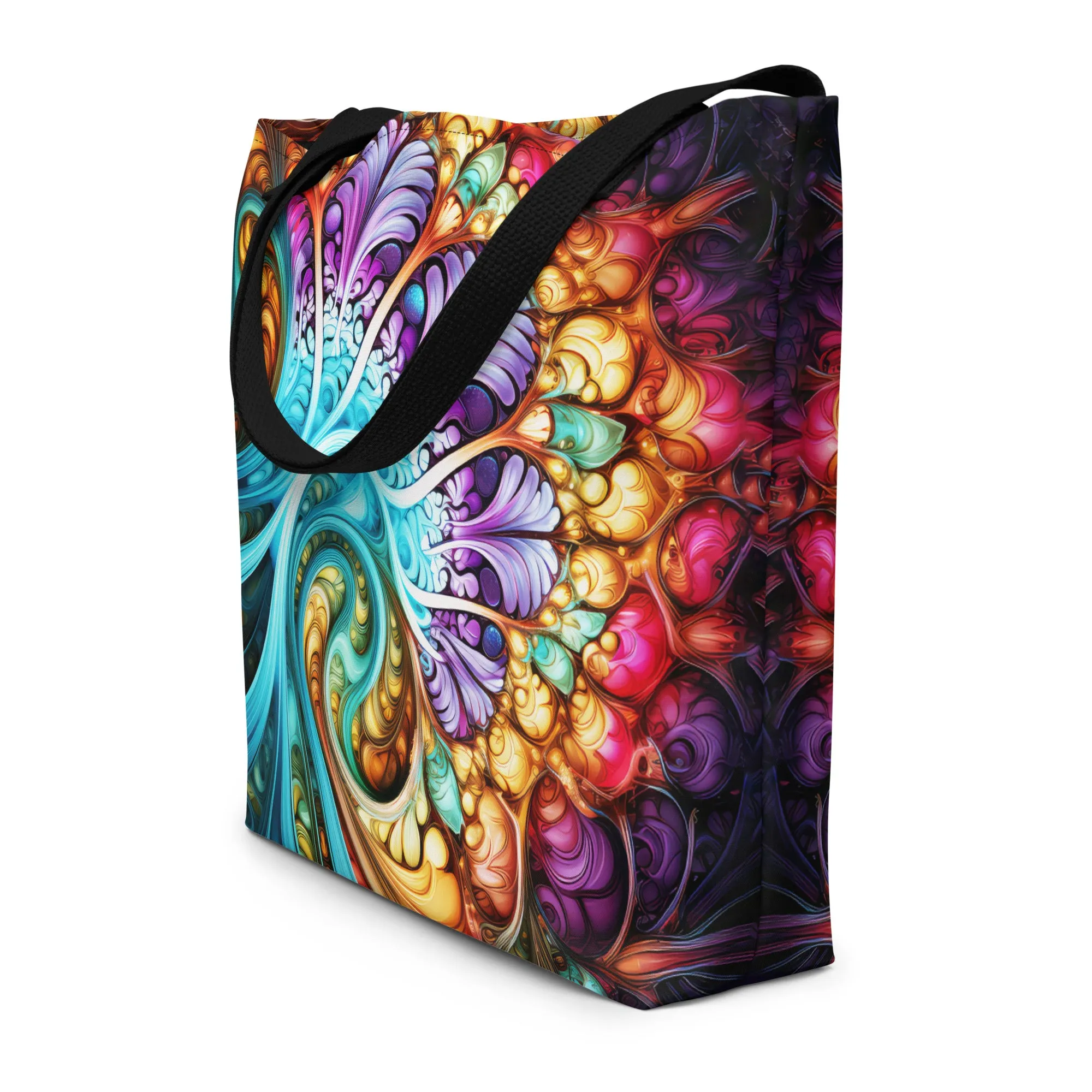 Large Tote Bag Spanish Fan