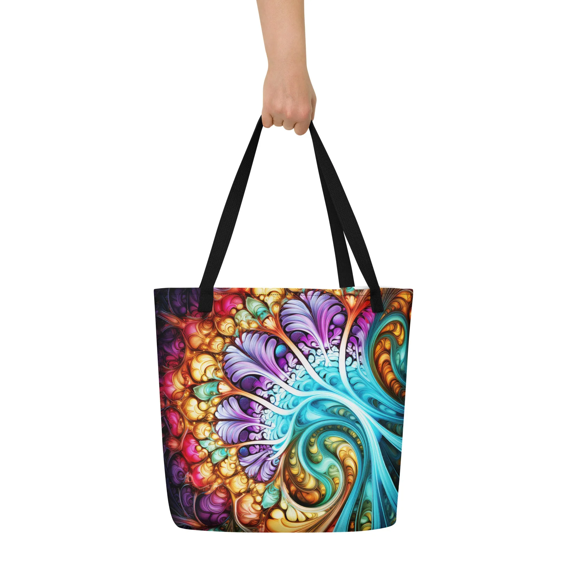 Large Tote Bag Spanish Fan
