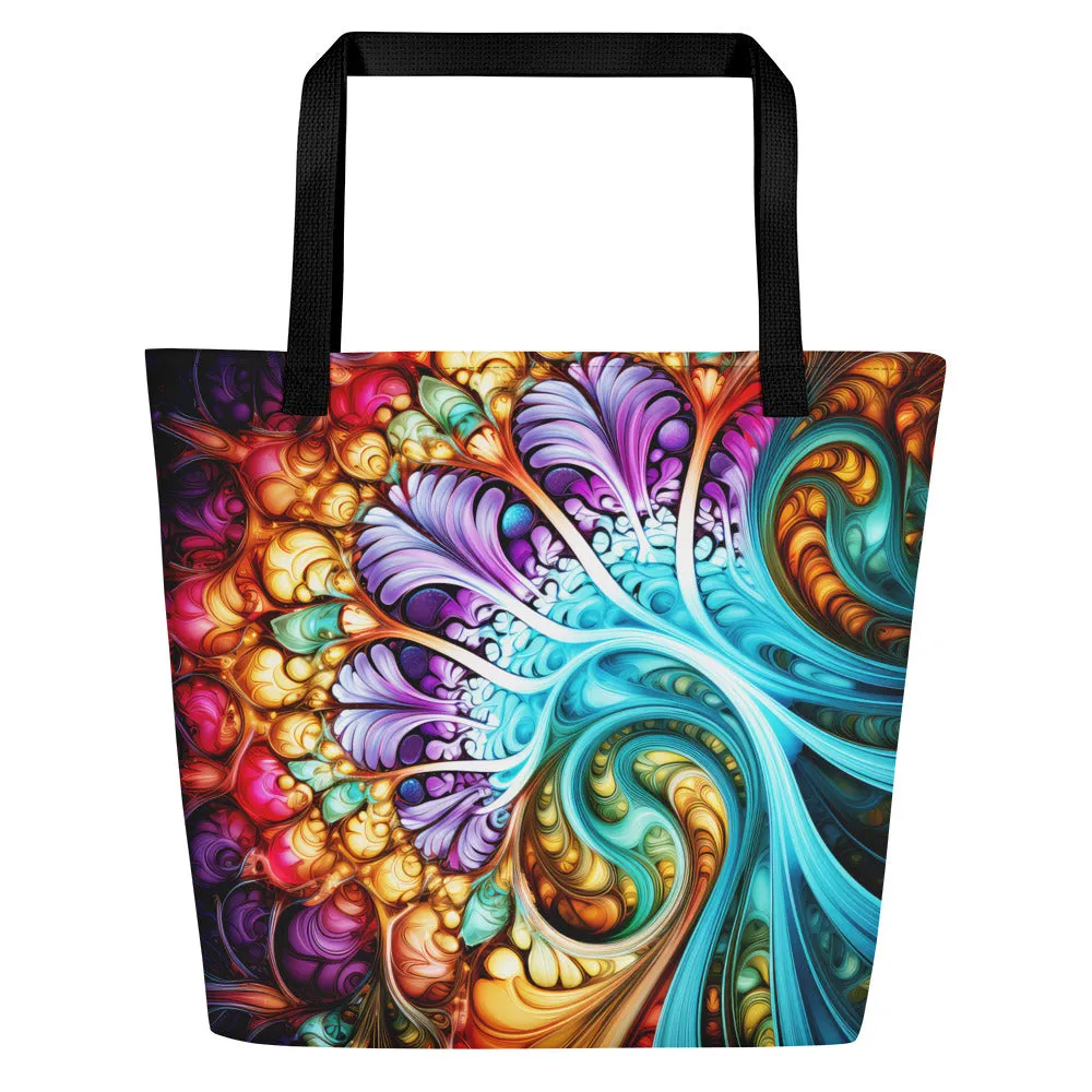 Large Tote Bag Spanish Fan