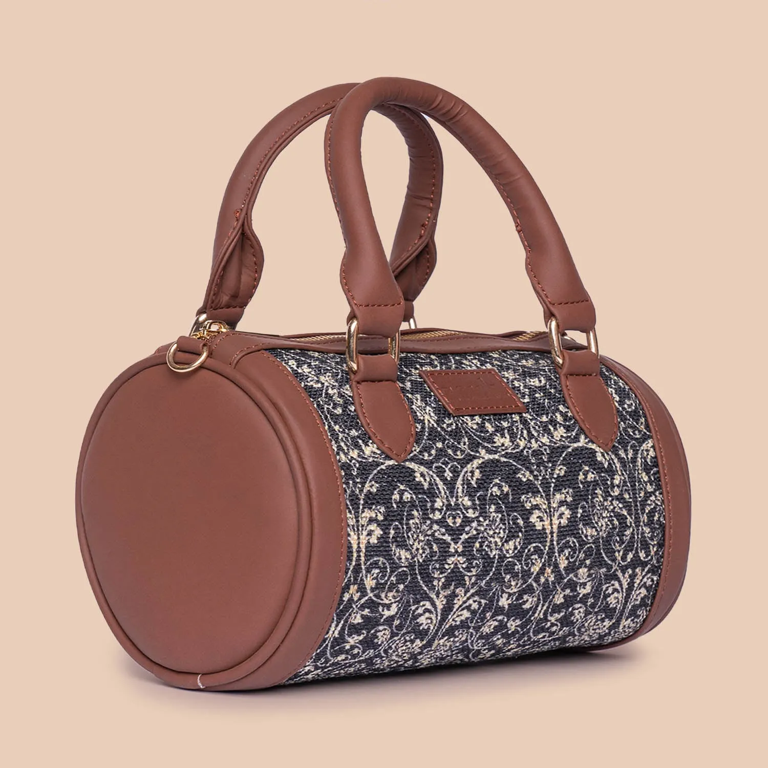 Lattice Lace Statement Satchel (Small)