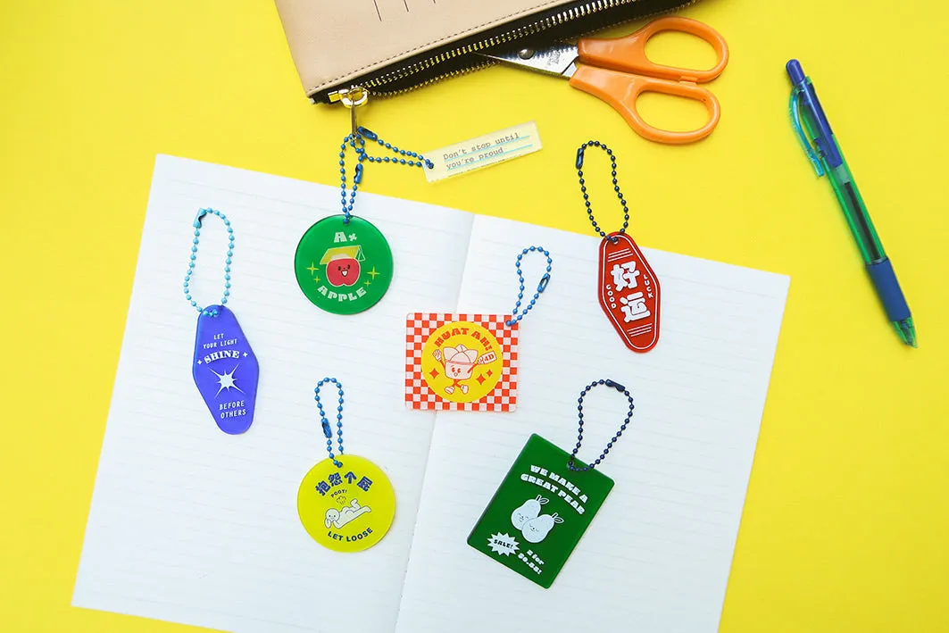Let Your Light Shine Keychain Charm