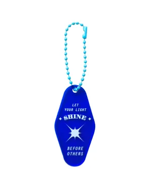Let Your Light Shine Keychain Charm