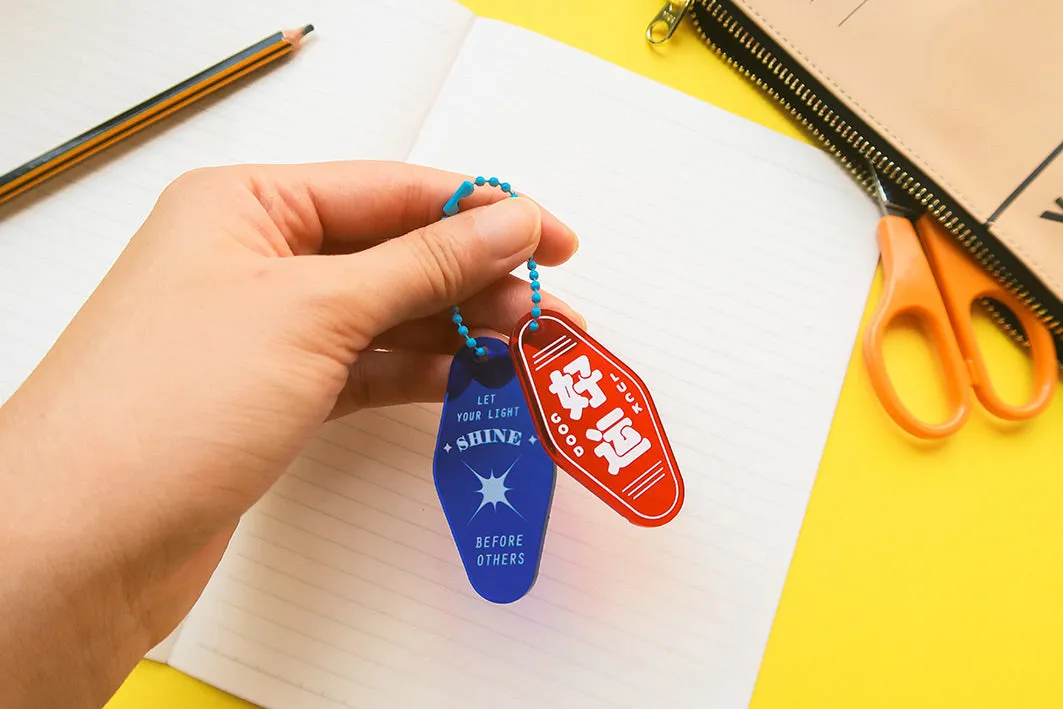 Let Your Light Shine Keychain Charm