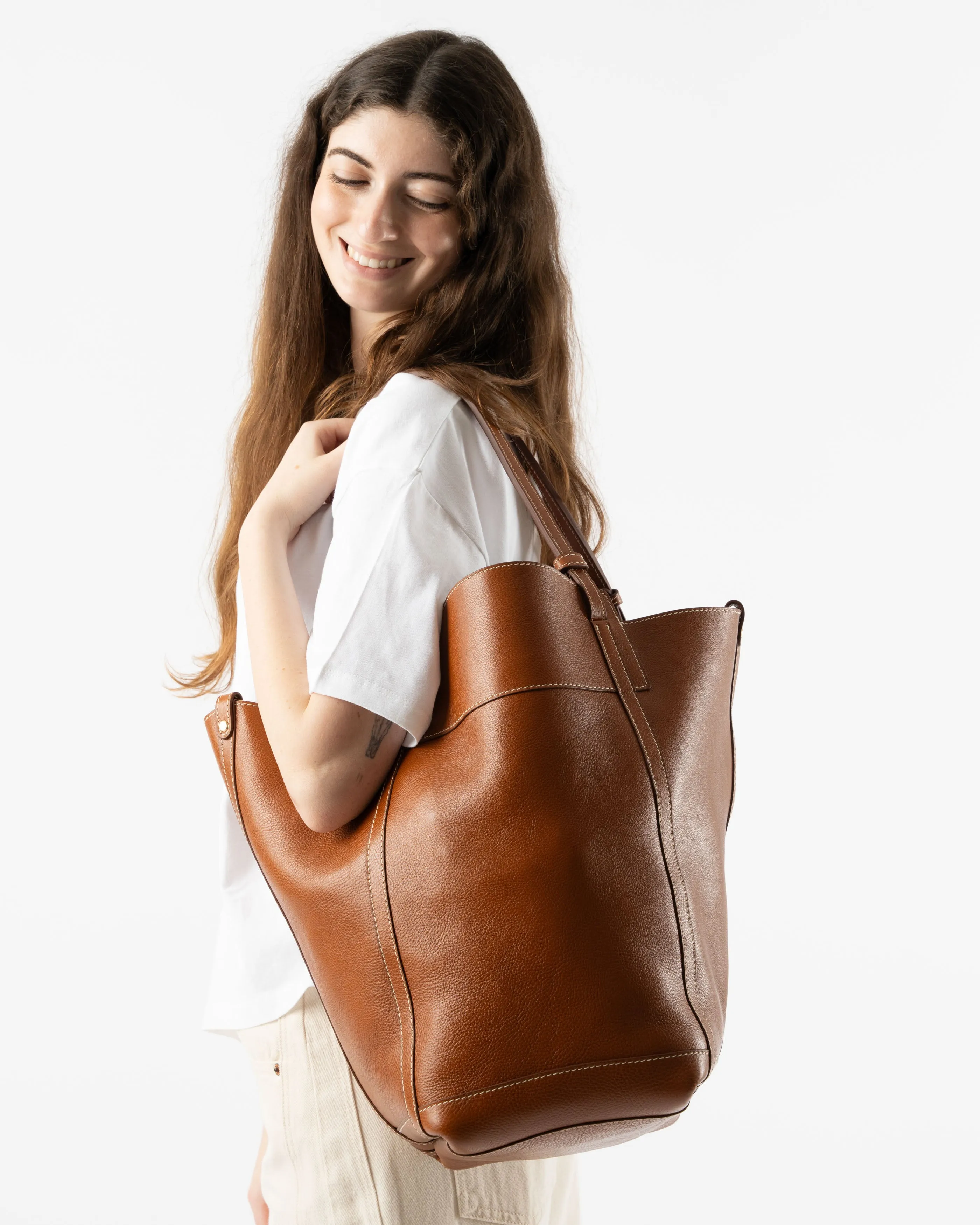 LINDQUIST Linda in Leather Brown