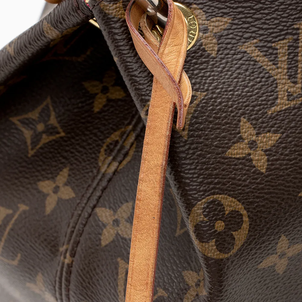 Louis Vuitton Monogram Canvas Graceful MM Hobo (SHF-19917)