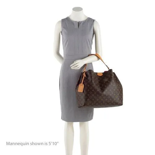 Louis Vuitton Monogram Canvas Graceful MM Hobo (SHF-19917)