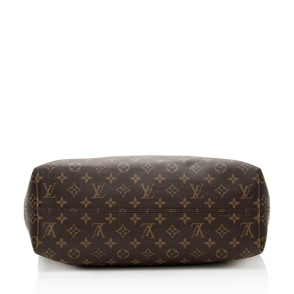 Louis Vuitton Monogram Canvas Graceful MM Hobo (SHF-19917)
