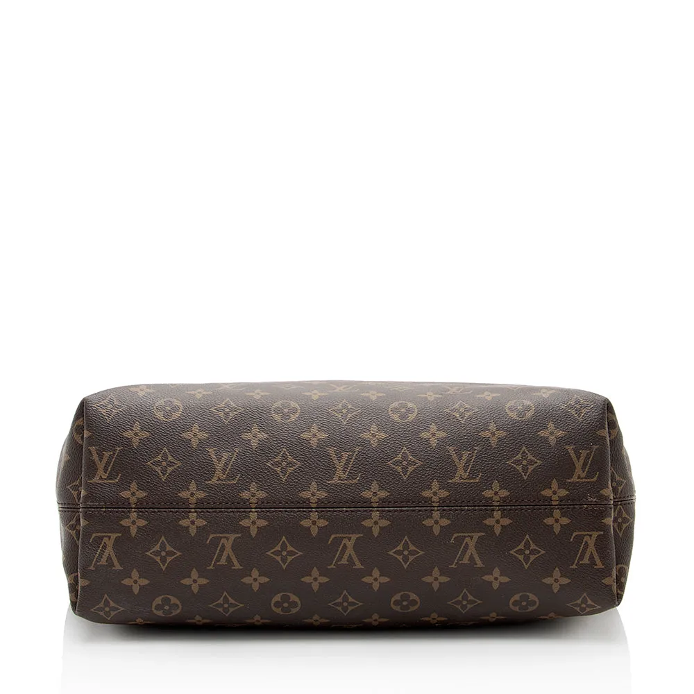 Louis Vuitton Monogram Canvas Graceful MM Hobo (SHF-20173)