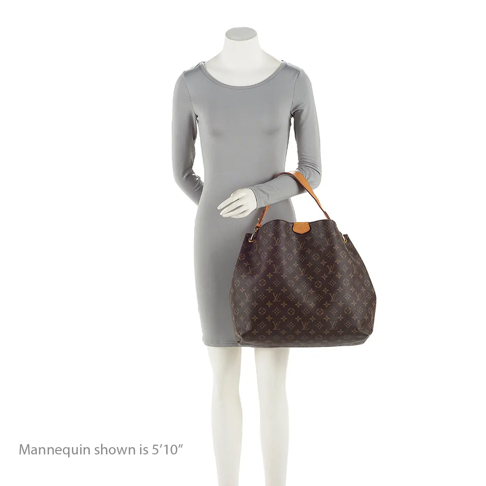 Louis Vuitton Monogram Canvas Graceful MM Hobo (SHF-20173)