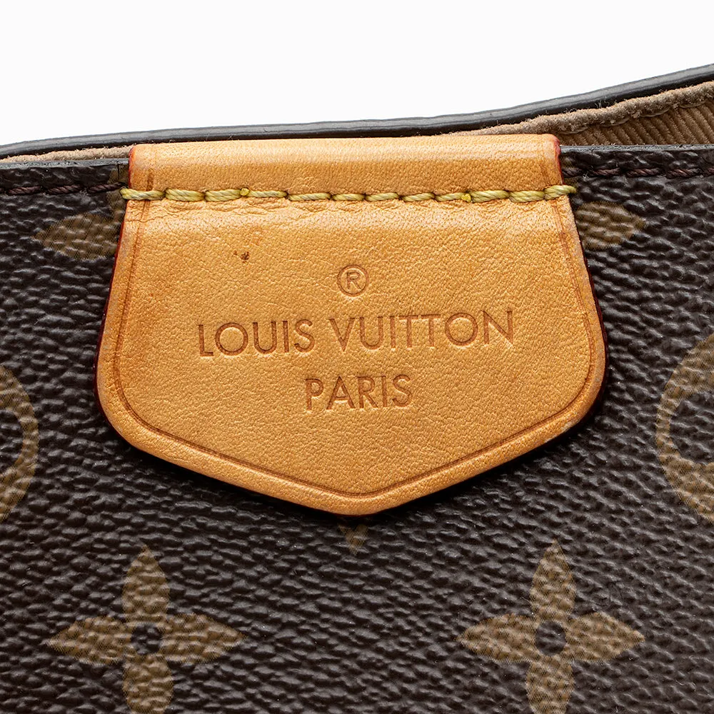 Louis Vuitton Monogram Canvas Graceful MM Hobo (SHF-20173)