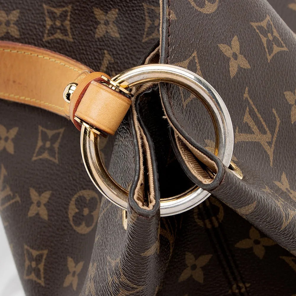 Louis Vuitton Monogram Canvas Graceful MM Hobo (SHF-20173)
