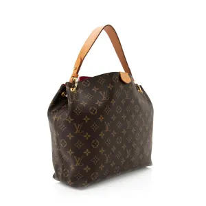Louis Vuitton Monogram Canvas Graceful PM Hobo (SHF-19963)