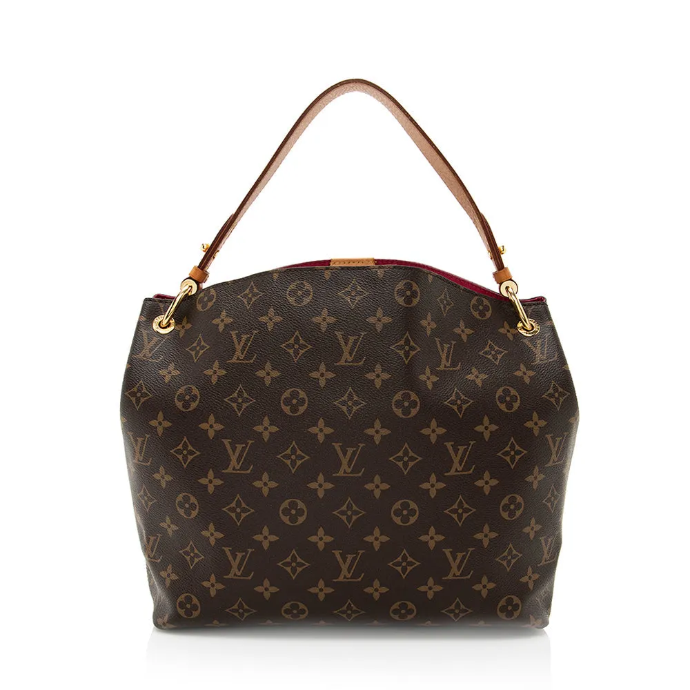 Louis Vuitton Monogram Canvas Graceful PM Hobo (SHF-19963)