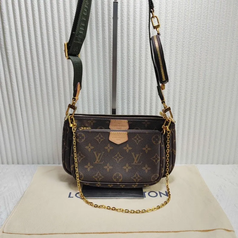 Louis Vuitton Monogram Canvas Multi Pochette Accessoires Brown