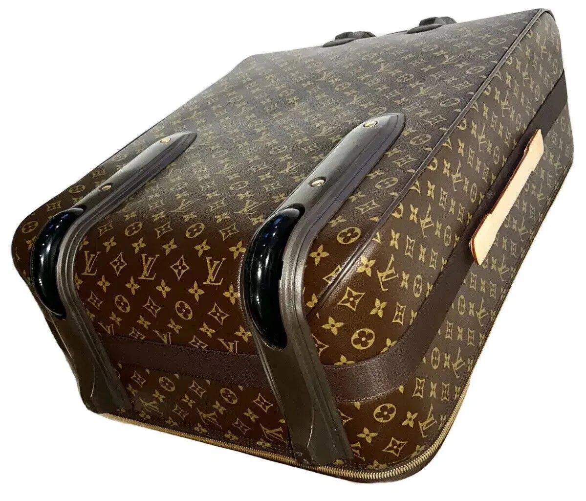 Louis Vuitton Pegase 26” Timeless Suitcase Bag w/ Tag Strap Lock XL Luggage 🩵