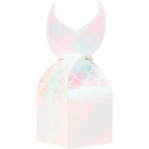 Mermaid Shine Iridescent Shaped Favour Boxes - 18.5cm