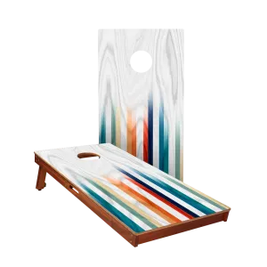 Multi Faded Stripes Sig Pro Cornhole Boards