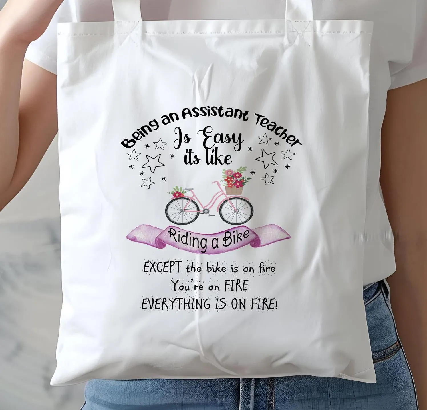 Nursery teacher Funny Bag
