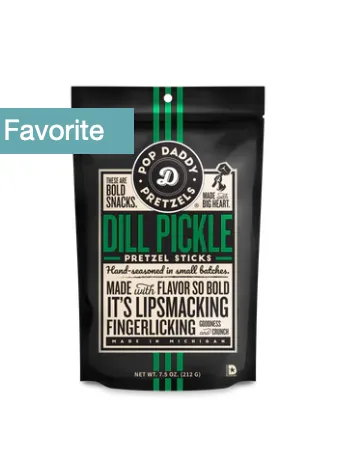 Pop Daddy Pretzel Sticks - Choose Flavor