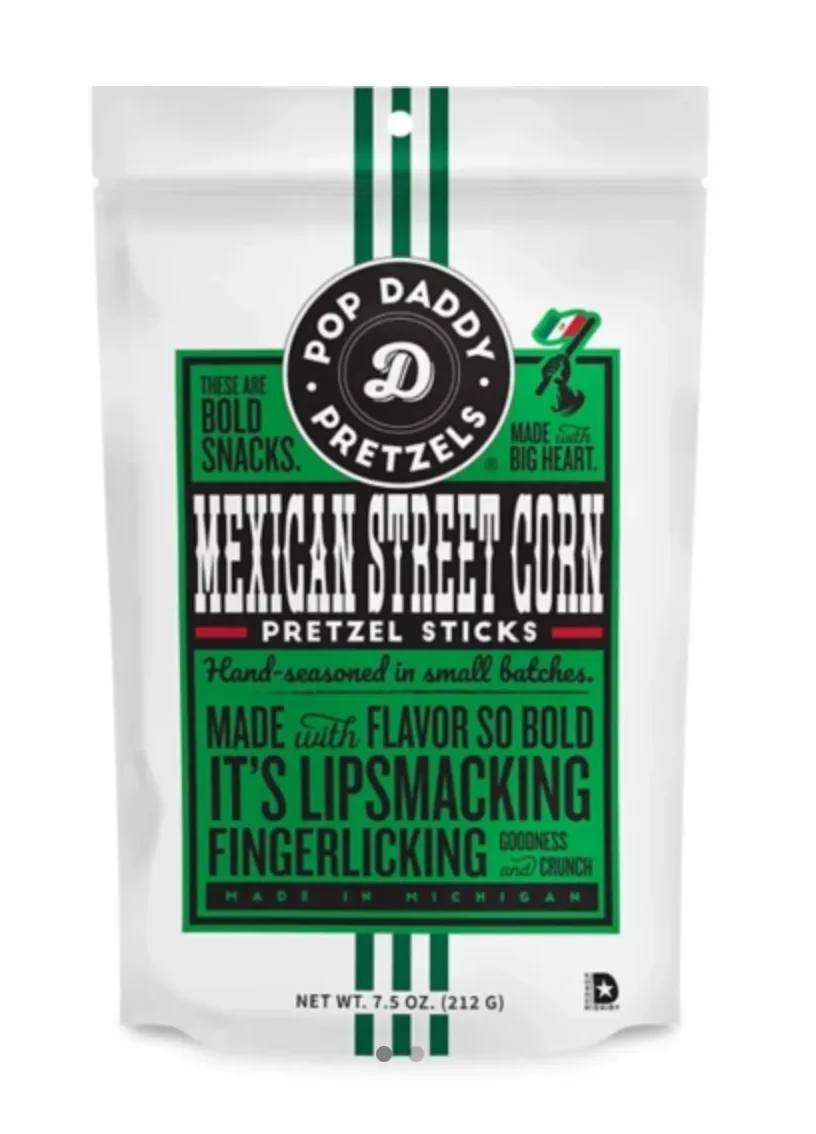Pop Daddy Pretzel Sticks - Choose Flavor