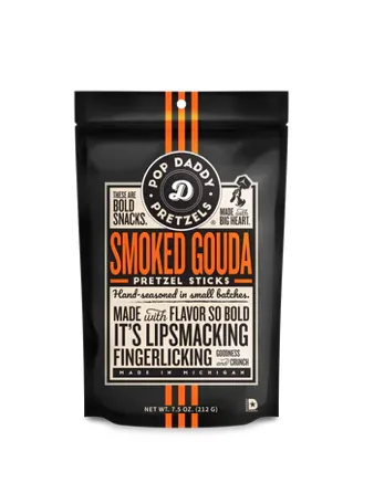 Pop Daddy Pretzel Sticks - Choose Flavor