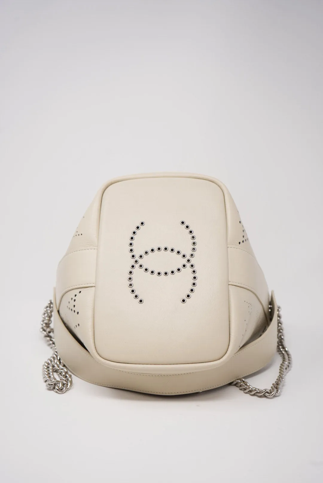 Pre-Owned Chanel Bucket Bag Perforated Calfskin 2019